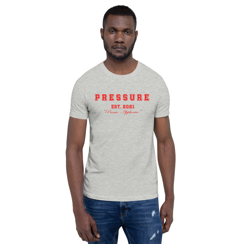 The Staple Tee – Orientation Gray/Red