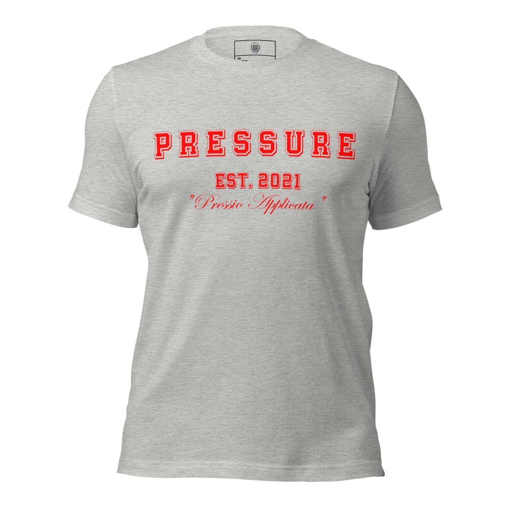 The Staple Tee – Orientation Gray/Red
