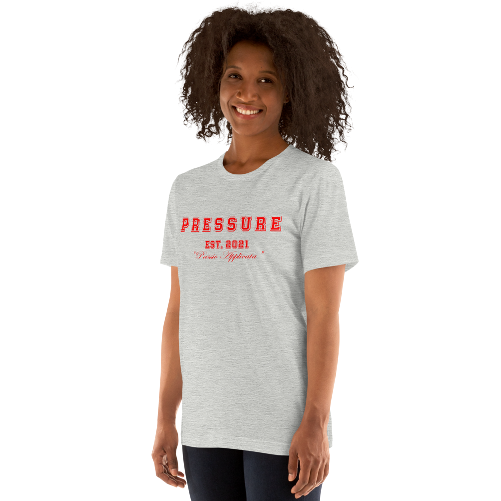 The Staple Tee – Orientation Gray/Red