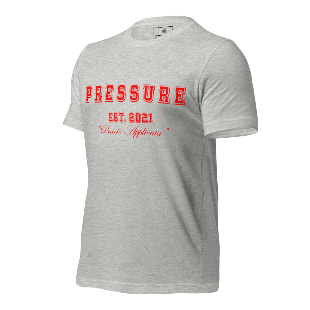 The Staple Tee – Orientation Gray/Red