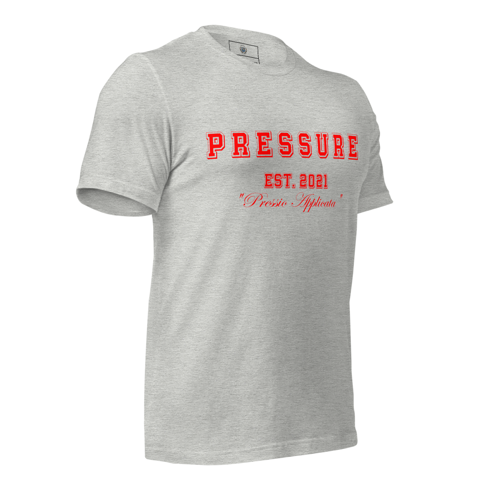 The Staple Tee – Orientation Gray/Red